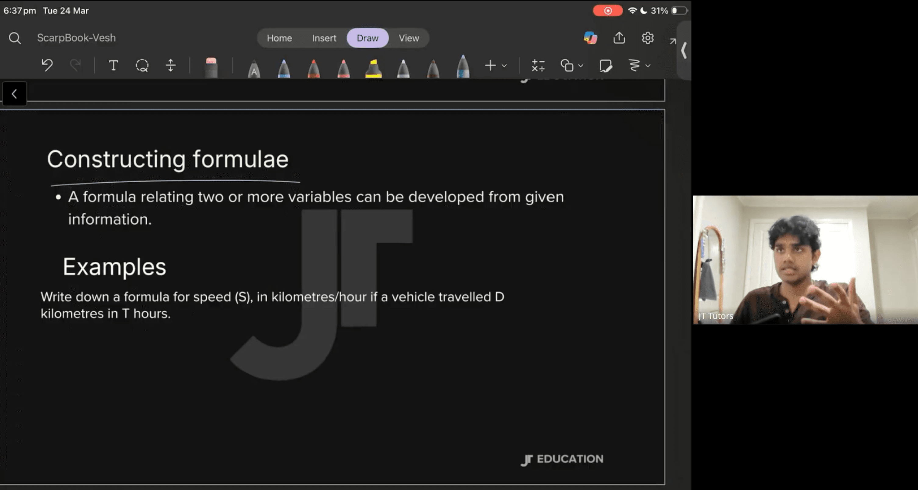 Content Lessons example